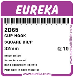 2D65 - Cup Hook Square -2D65_label_T